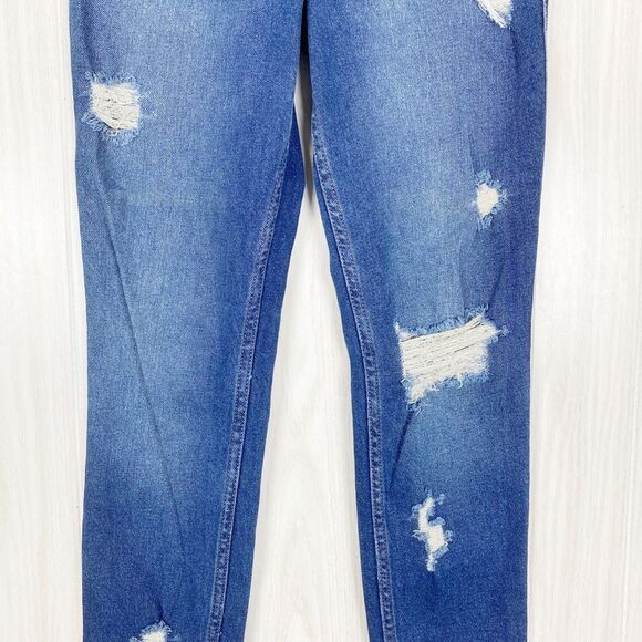 Hollister | Distressed High Rise Vintage Stretch Super Skinny Jeans Size 5 / 27 - Picture 5 of 9